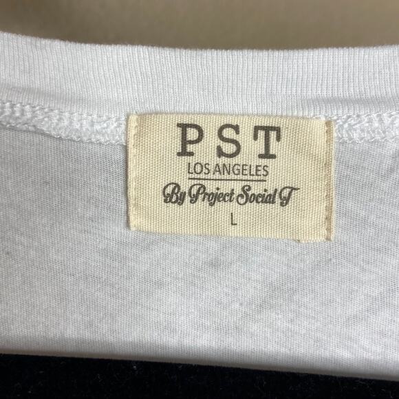 Project Social T Red White & Boys Tee Size Large New With Tags - Picture 5 of 7